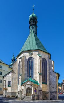St. Catherine's Church is a Late Gothic church in Banska Stiavnica, Slovakia