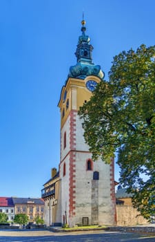 Banska Bystrica Town Castle with clock tower, Slovakia