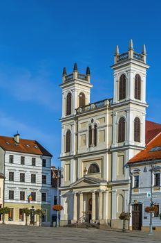 St. Francis Xavier Cathedral is a cathedral at Slovak National Uprising Square in Banska Bystrica, Slovakia