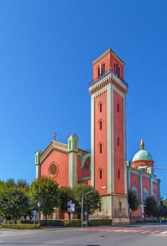 New evangelical church in Kezmarok city center, Slovakia