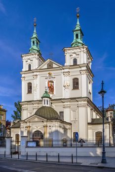 Collegiate Church of St. Florian is a historic church in Kraków, Poland