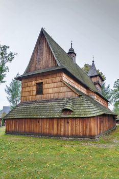 St. Michael Archangel's Church is a Gothic, wooden church in village of Debno from the fifteenth-century, Poland