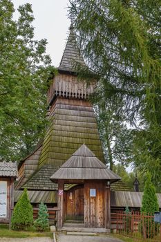 St. Michael Archangel's Church is a Gothic, wooden church in village of Debno from the fifteenth-century, Poland