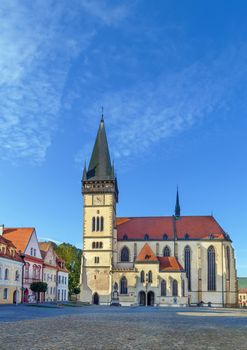 Basilica of St Giles in Bardejov, Slovakia, is a Gothic sacral building, which is situated in the northern part of the Town-Hall square 