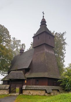 Church of Saint-Francis of Assisi is a Roman Catholic wooden church situated in the village of Hervartov, Slovakia