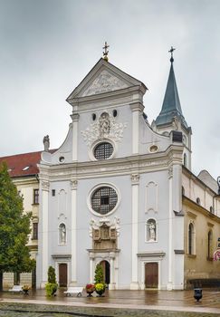 St. Anthony of Padua Church is a Baroque-style, originally Gothic church from the 14th century in Kosice, Slovakia