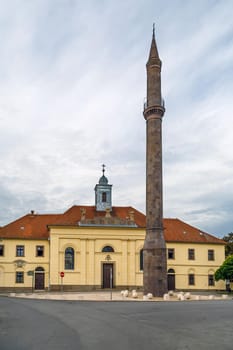 Eger minaret and former Djami of Kethuda mosque, Hungary