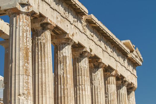 Parthenon on the Acropolis in Athens Greece