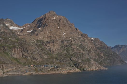 Aappilattoq village in the Prince-Christian-Sund Fjord in southern Greenland has population of 100 inhabitants.