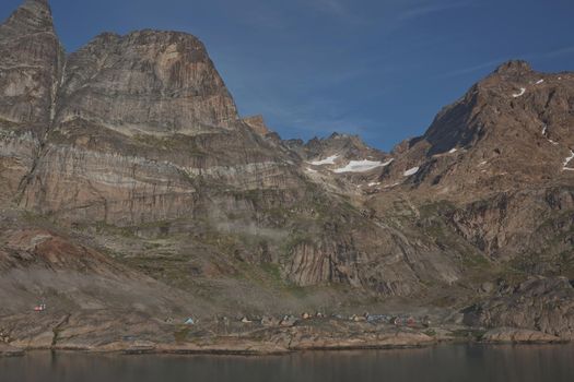 Aappilattoq village in the Prince-Christian-Sund Fjord in southern Greenland has population of 100 inhabitants.