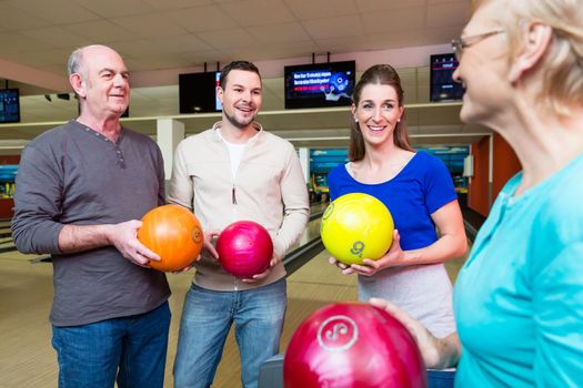 Portrait of a happy family enjoying indoor games