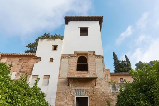 Ancient arabic fortress of Alhambra, Granada, Spain.