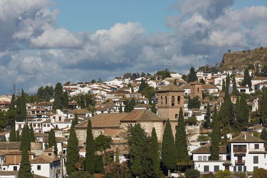 Ancient arabic fortress of Alhambra, Granada, Spain.