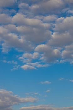 Blue sky with clouds at daytime