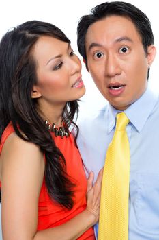 Asian Chinese Employee or secretary harassed, manager or business man sexual and wants office affair