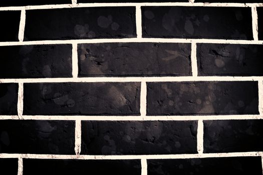 Aged and weathered old brick wall texture in a vintage retro design 