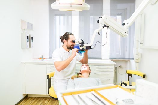 Sterile dentist tools in practice