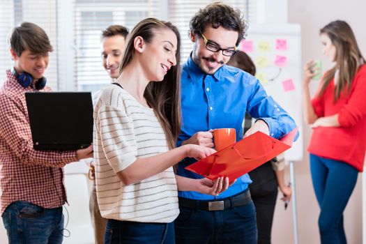 People in young business in casual meeting