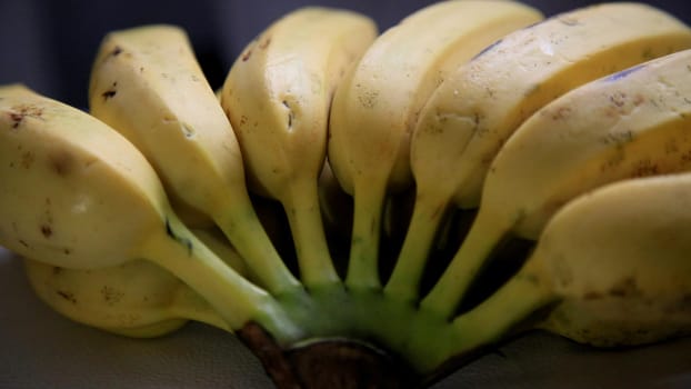 salvador, bahia / brazil - may 08, 2020: bunch of bananas is seen in the city of Salvador.