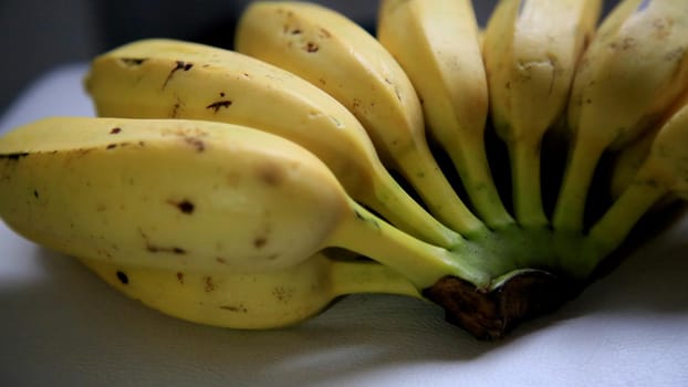 salvador, bahia / brazil - may 08, 2020: bunch of bananas is seen in the city of Salvador.