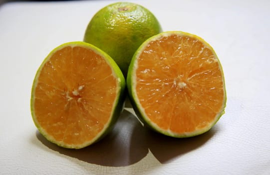 salvador, bahia / brazil - may 8, 2020: orange fruit is seen in the city of Salvador.