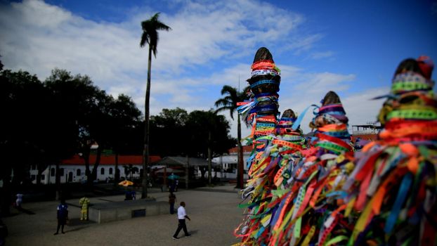 salvador, bahia/brazil - Nov. 8, 2019: View of the Bonfim Church in Salvador.