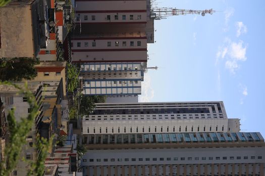 salvador, bahia / brazil - august 9, 2018: View of residential buildings in the Imbui neighborhood.