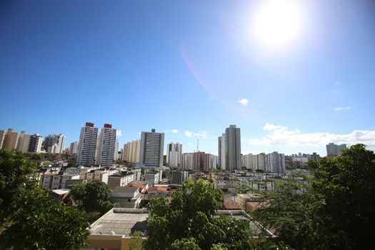 salvador, bahia / brazil - august 9, 2018: View of residential buildings in the Imbui neighborhood.