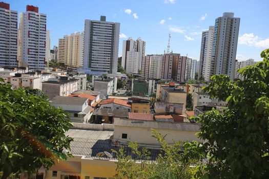 salvador, bahia / brazil - august 9, 2018: View of residential buildings in the Imbui neighborhood.