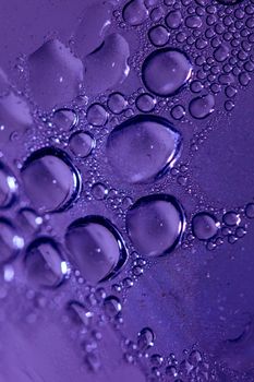 Macro shooting of water droplets beside the glass surface close up liquid drops modern background pattern high quality prints