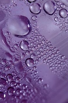 Macro shooting of water droplets beside the glass surface close up liquid drops modern background pattern high quality prints