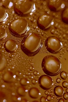 Macro shooting of water droplets beside the glass surface close up liquid drops modern background pattern high quality prints