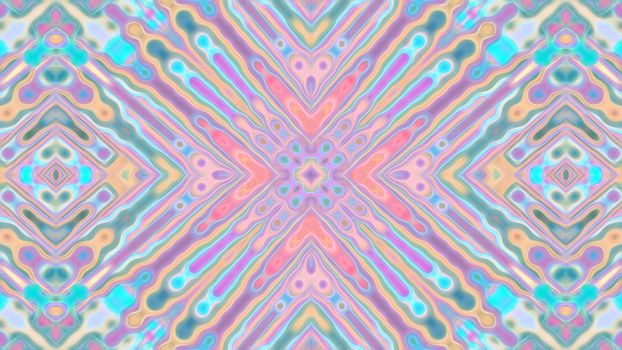 Abstract pastel textured background with symmetrical pattern.