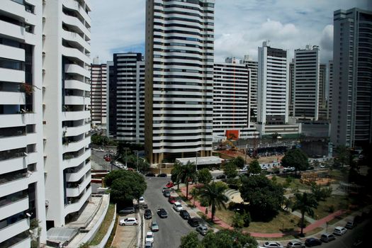 salvador, bahia / brazil - march 27, 2014: view of residential buildings in the Pituba neighborhood in the city of Salvador.