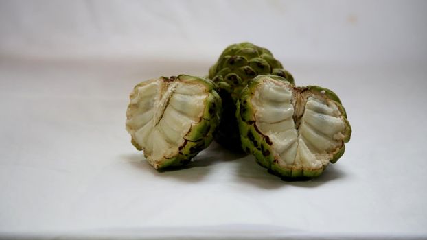 salvador, bahia / brazil - may 28, 2020: pine cone or fruit-do-conde whose scientific name is Annona squamosa.
