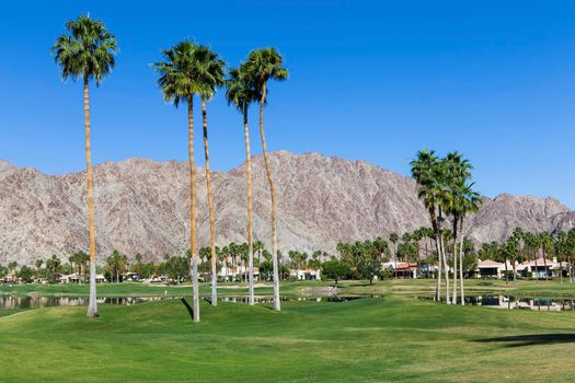 Pga West golf course in La Quinta, Palm Springs, California, usa