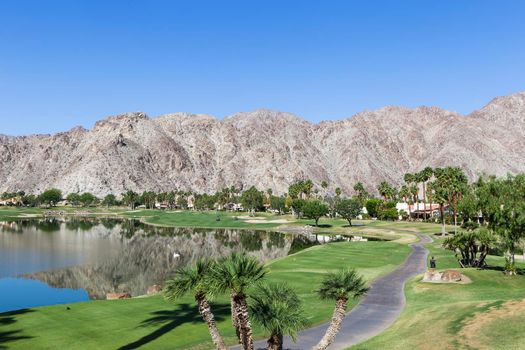 Pga West golf course in La Quinta, Palm Springs, California, usa