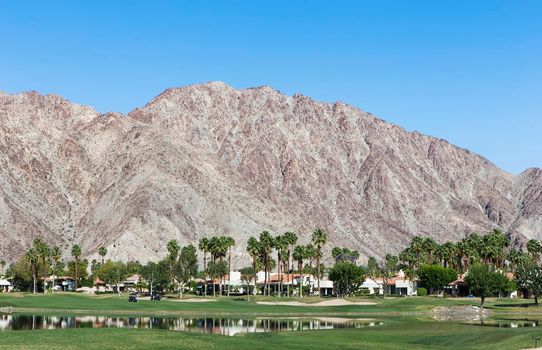 Pga West golf course in La Quinta, Palm Springs, California, usa