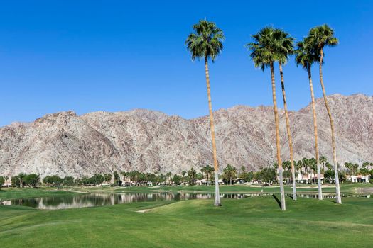 Pga West golf course in La Quinta, Palm Springs, California, usa