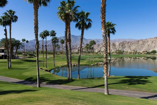 Pga West golf course in La Quinta, Palm Springs, California, usa