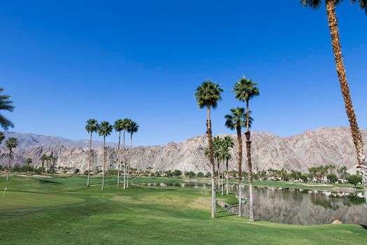 Pga West golf course in La Quinta, Palm Springs, California, usa