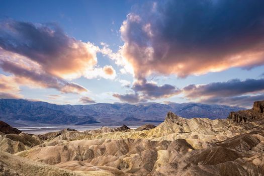 Zabriskie point, death valley, california, usa