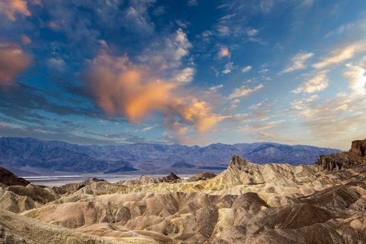 Zabriskie point, death valley, california, usa