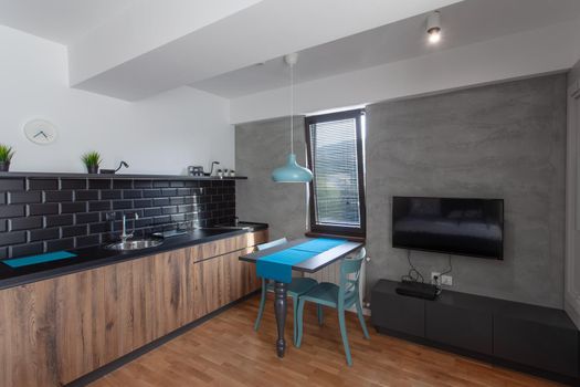 kitchen in a modern apartment