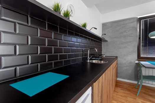 kitchen in a modern apartment