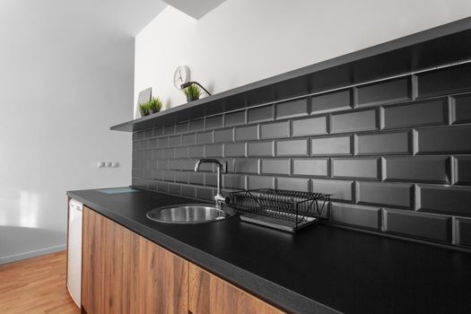 kitchen in a modern apartment