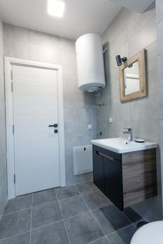 modern toilet interior photo