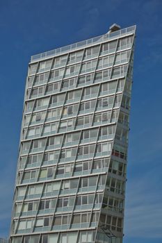 LIVERPOOL, ENGLAND, UK - JUNE 07, 2017: Modern architecture at the Strand street in Liverpool city, England