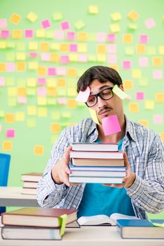 Student with many conflicting priorities
