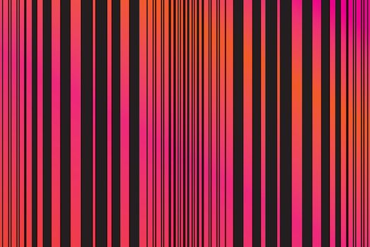 black Stearate line contemporary style pattern isolated on pink background.